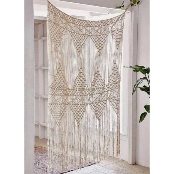 Geometric Macrame Indie Hippie Living Room/Bedroom/Dorm/Wall/Home Decor/Art - Picture 7 of 7